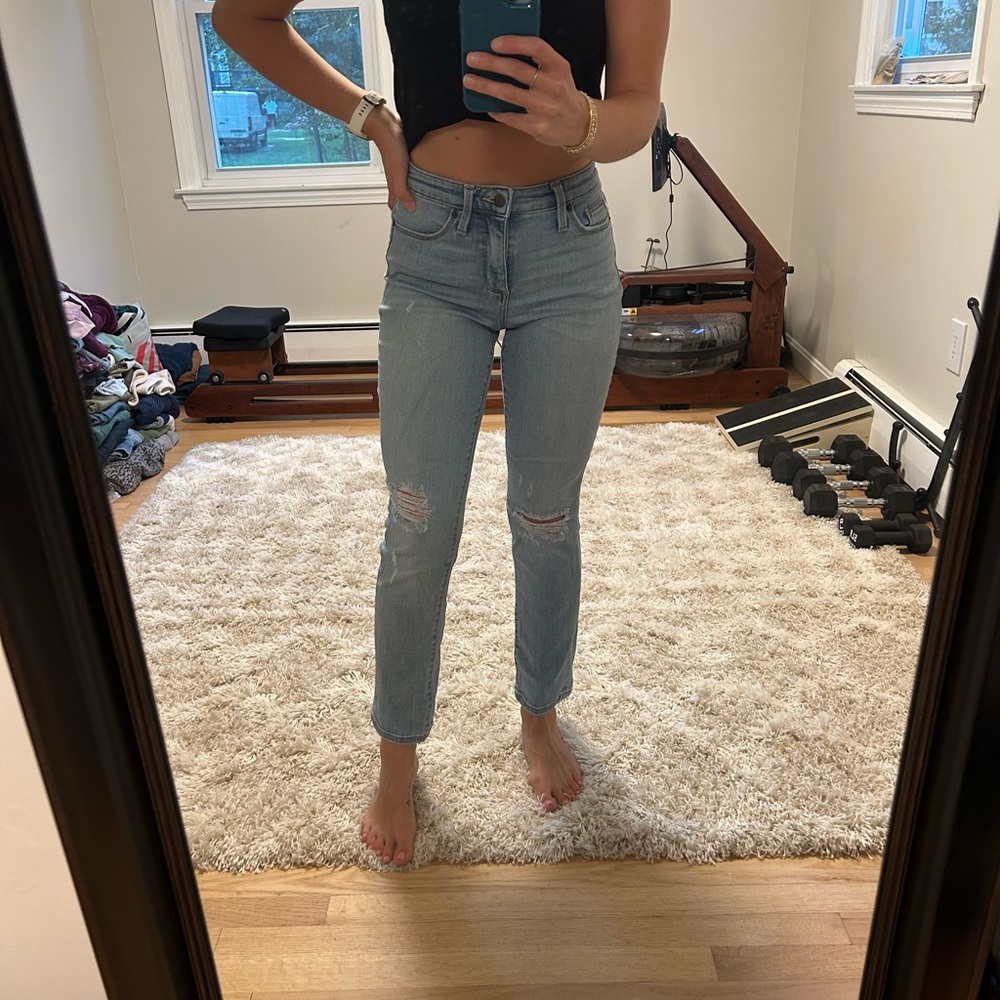 Universal Thread Light Blue Ankle Jeans